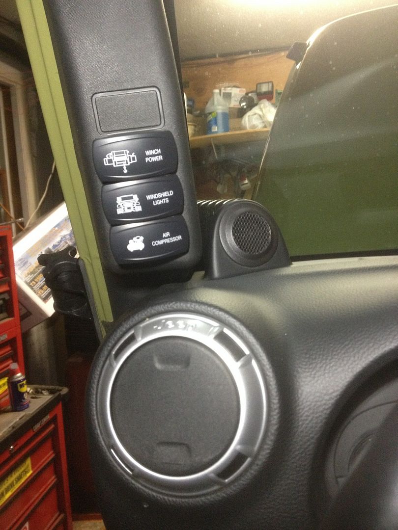 jeep tj in cab winch control